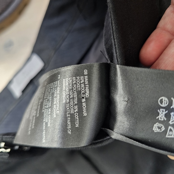 Black Mulberry wool wide legs pants - Picture 2 of 14